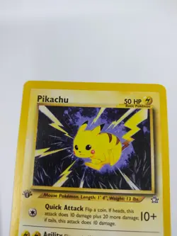 MINT Pokemon Pikachu TCG Neo Genesis 1st Edition Common Card 70/111 - Image 2