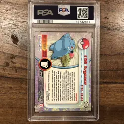 Ivysaur #02 Black Logo Topps TV Animation Series 1 Pokemon Card PSA 10 GEM MT - Image 2