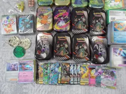 POKEMON TCG BULK LOT COLLECTION c3000 CARDS (PALDEA FRIENDS, BLACK BOLT MIN TIN) - Image 2