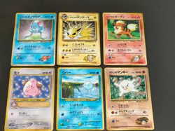Promo Pokemon card Japanese Blaine's Growlithe Lt. Surge's Jolteon lot eb161 - Image 1