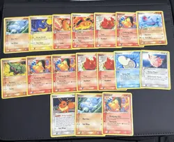 Pokemon EX Unseen Forces - 17 Cards (Typhlosion, Cyndaquil, Eevee) (NM-LP) Lot#3 - Image 1