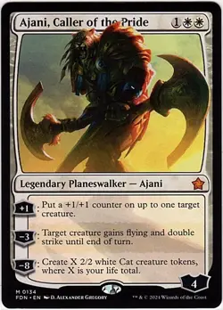 MTG Foundations Ajani, Caller of the Pride (Mythic) - Image 1