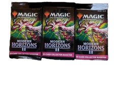 3 x Magic The Gathering Modern Horizons 2 Collector's Booster urza ragavan esper - Image 1