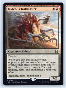 MTG NM Hideous Taskmaster 57 R Commander: Modern Horizons 3 - Image 1