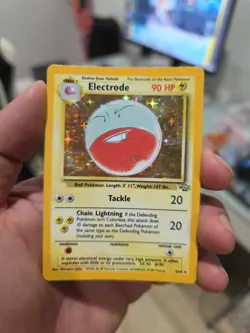 Pokemon TCG Cards Electrode 2/64 Jungle Holo Rare LP-MP - Image 1