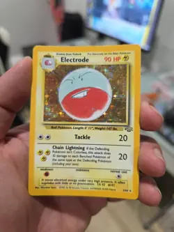 Pokemon TCG Cards Electrode 2/64 Jungle Holo Rare LP-MP - Image 2