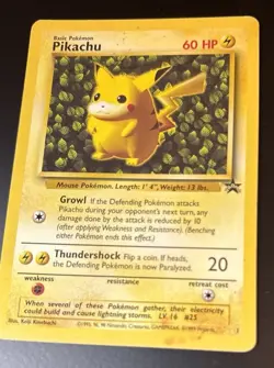 Pokemon Pikachu TCG Black Star Promos #1 Regular Rare Card - Image 5