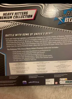 Pokemon TCG Black Bolt & White Flare Unova Heavy Hitters Premium Collection ✅New - Image 2