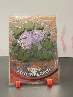 2000 Topps Pokemon TV Animation Edition Series 1 Weezing #110 - Image 1