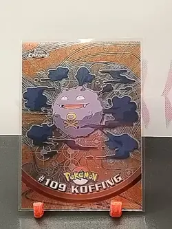 2000 Topps Chrome Pokemon TV Animation Edition Series 2 #109 Koffing - Image 1