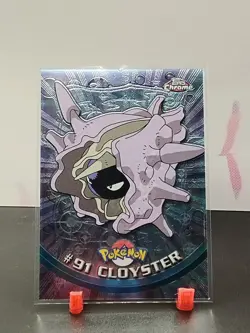 2000 Pokemon Topps Chrome #91 Cloyster 2nd Series - Image 1