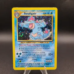 Pokemon TCG Neo Genesis Feraligatr RARE 1 OWNER! No game play, bright holo!! - Image 4