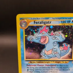 Pokemon TCG Neo Genesis Feraligatr RARE 1 OWNER! No game play, bright holo!! - Image 5