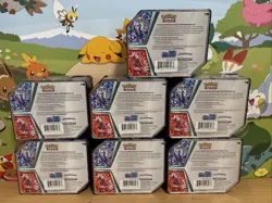 BRAND NEW-Pokemon Paldea Legends Tins-Koraidon EX & Miraidon EX *7-Tins Lot* - Image 2