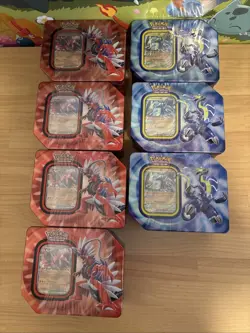 BRAND NEW-Pokemon Paldea Legends Tins-Koraidon EX & Miraidon EX *7-Tins Lot* - Image 3