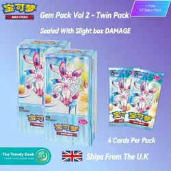 Pokemon Gem Pack VOL 2 Booster Box - Chinese 2 PACK | New | Sealed | ⚠Box Damage - Image 1