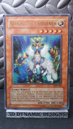 | Yugioh Airknight Parshath LOD-062 Ultra Rare Legacy Of Darkness HP 🔥 | - Image 1