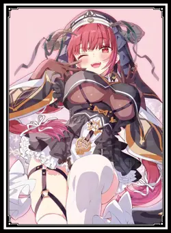 VTuber hololive Houshou Marine doujin Card Sleeve Protector - Image 1