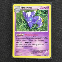 Meowstic - XY48 - Black Star Promo - Pokemon Card - VLP - Image 1
