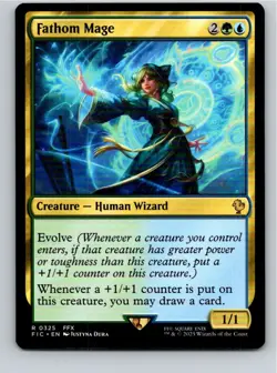 Magic the Gathering Fathom Mage Final Fantasy Commander MTG Free Shipping! - Image 1