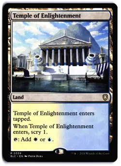 Temple of Enlightenment NM BLC Commander: Bloomburrow MTG - Image 1