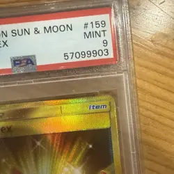 Rotom Dex 159/149 Sun & Moon Gold Secret Rare Pokemon TCG PSA 9 MINT GRADED - Image 4