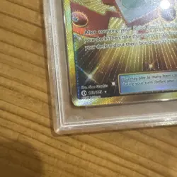 Rotom Dex 159/149 Sun & Moon Gold Secret Rare Pokemon TCG PSA 9 MINT GRADED - Image 5