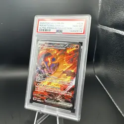 2025 Pokemon Destined Rivals EN Rocket’s Moltres Stamped UPC #229 PSA 10 Graded - Image 5