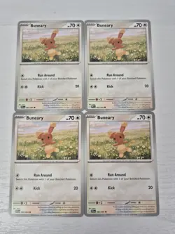 4x Buneary 083/094 ME02 Phantasmal Flames PFL Pokemon TCG English Deck Building - Image 1