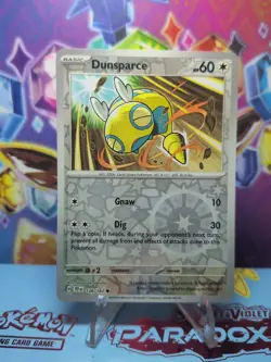Pokemon TCG Temporal Forces Dunsparce - 128/162 - Common - Reverse Holo - NM/M - Image 1