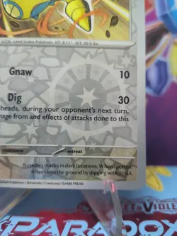 Pokemon TCG Temporal Forces Dunsparce - 128/162 - Common - Reverse Holo - NM/M - Image 5