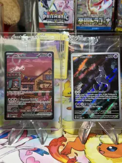 Pokemon Scarlet & Violet Mew EX and Mewtwo Promo Cards Sealed - Image 1