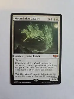 Magic the Gathering MTG Moonshaker Cavalry Wilds of Eldraine Regular - Image 1