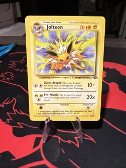 Jolteon 20/64 Unlimited MP - Jungle Pokemon TCG - Image 1