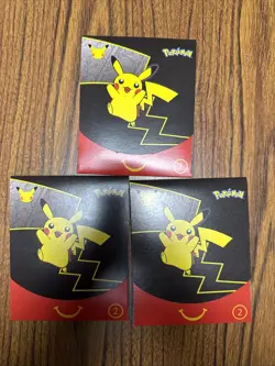 2021 Pokemon 25th Anniversary McDonalds Promo Sealed Pack *Lot of 3* - Image 1