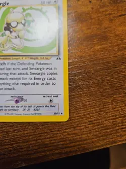 Pokemon Card - Smeargle Neo Discovery 30/75 Rare NM-LP - Image 5