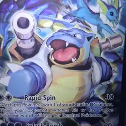 Pokemon TCG Blastoise EX Promo Holo Basic XY122 XY HP180 Rapid Spin Splash Bomb - Image 4
