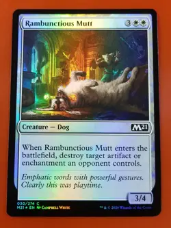 1x Rambunctious Mutt | FOIL | M21 Core Set 2021 | MTG Magic Cards - Image 3