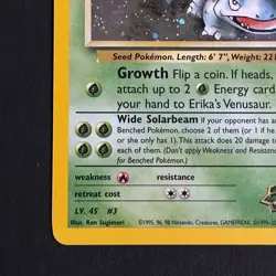Erika's Venusaur 4/132 Gym Challenge Holo Rare Pokemon Card - Image 5