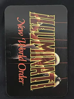 Illuminati New World Order Assassins INWO Nutrition Nazis Rare Card! NM/Mint - Image 2