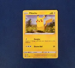 Pokemon Pikachu TCG Holo Card 7/15 McDonald's 2022 Promo - Image 1