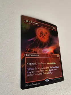 MTG Double Masters Blood Moon Foil Borderless Card NM Condition - Image 4
