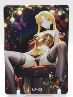 Femme Fatale - Anime Waifu UR Trading Card - Usagi Tsukino - Image 1