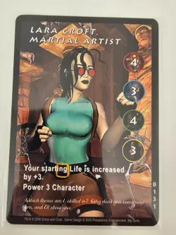 Tomb Raider CCG B131 - Lara Croft, Martial Artist - Big Guns Rare Card - Image 1