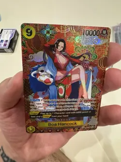 One Piece Boa Hancock - OP14-090 (SP) The Azure Sea's Seven Foil Custom Card - Image 5
