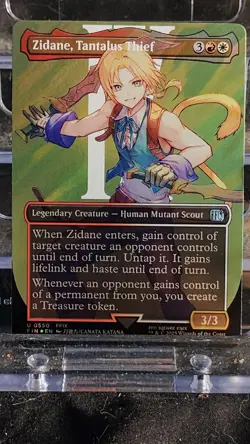 Zidane, Tantalus Thief (Borderless) (Surge Foil) Final Fantasy Foil - Image 1