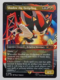 Magic The Gathering - 2086 Shadow the Hedgehog Mythic Regular Sonic Secret Lair - Image 1