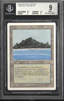 1994 MTG REVISED TROPICAL ISLAND BGS 9 - Image 1