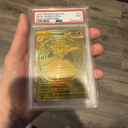 Mega Gardevoir ex 187/132 Me01: Mega Evolution Holo Pokemon PSA 9 - Image 5