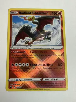 Pokemon TCG Crown Zenith 020/159 - Radiant Charizard - Ultra Rare - NM - Image 1
